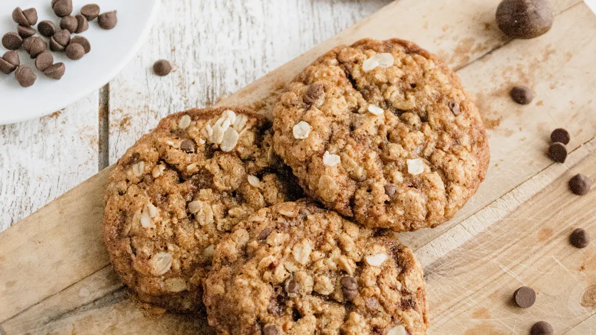 Ingredients for Quaker Oats Oatmeal Cookies