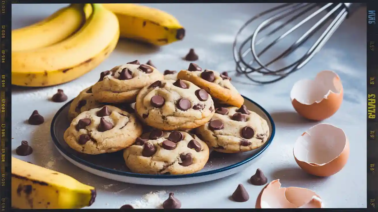 How to Make Banana Chocolate Chip Cookies in Minutes