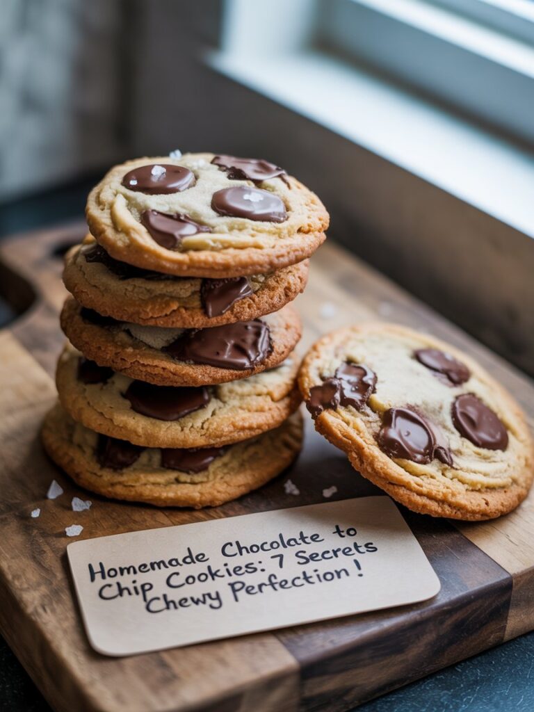 homemade chocolate chip cookies