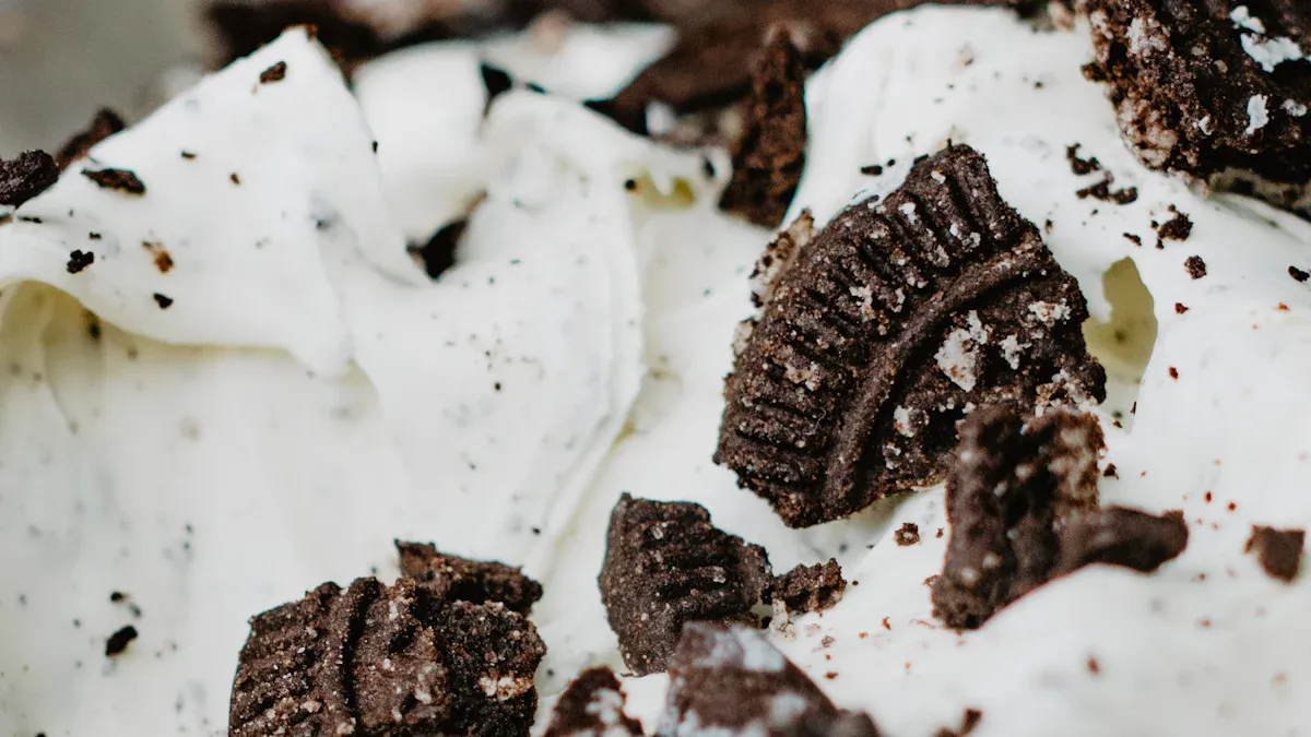Ingredients for Cookies and Cream Desserts