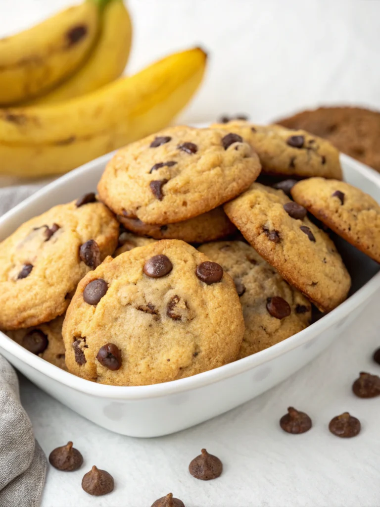 banana chocolate chip cookies