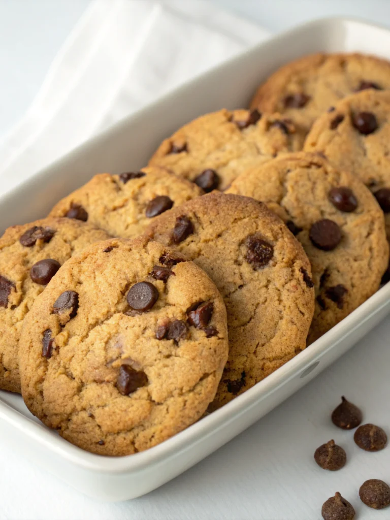 eggless chocolate chip cookies